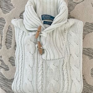 White Polo Sweater - Men’s